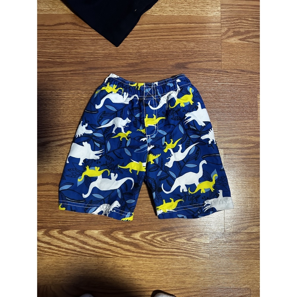 Blue camo Boys Swim Trunks